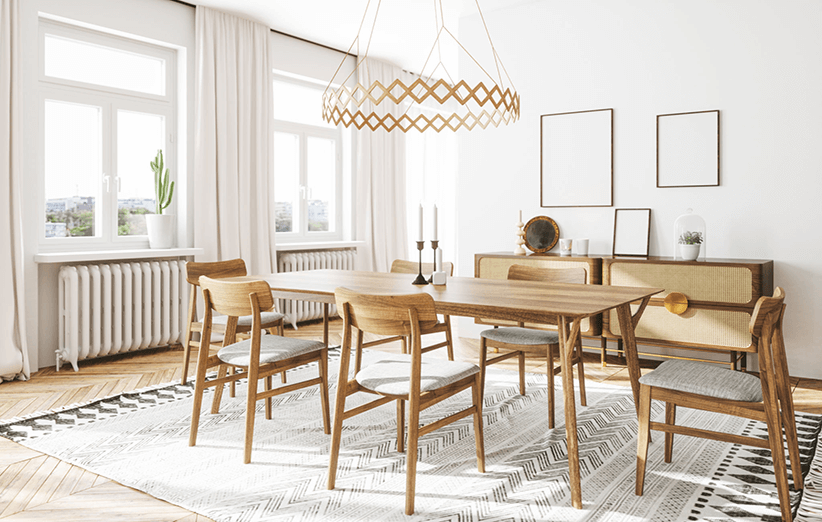 modern decor Stół rozkładany w małym mieszkaniu – praktyczny i funkcjonalny mebel